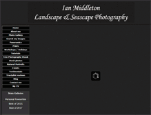 Tablet Screenshot of ianmiddletonphotography.com
